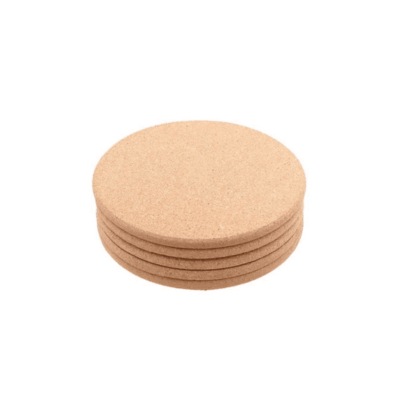 ACDANC 10Pcs Cork Coasters,Natural Coasters for Drinks,Non-Slip and Water-Resistant Drink Coasters with Soft Cushioning for Protecting Surfaces