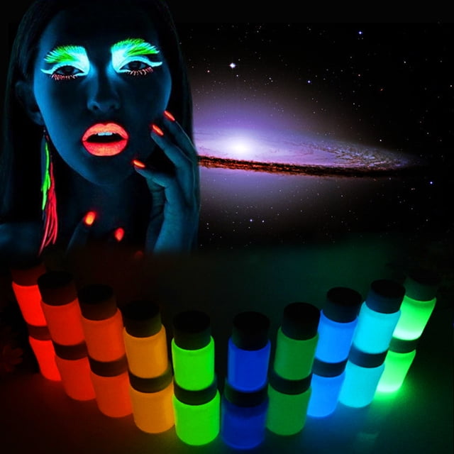 AIHOME Body Face Skin-Friendly Painting Luminous Paint Pigment Bars Super Bright Hand-Painted Fluorescent Powder Paint