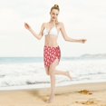 thumbnail image 5 of Kll Cartoon Lobster Print Women'S Sarong Coverups Short Bathing Suit Wrap Skirt Beach Wrap Swimsuit Cover Ups, 5 of 7