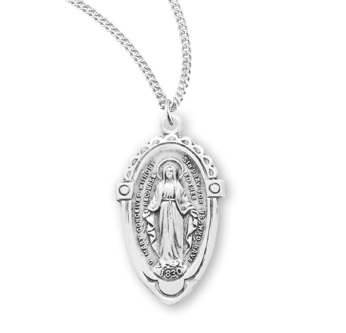 Sterling Silver Miraculous Medal 