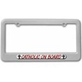 thumbnail image 1 of Catholic On Board - Religious License Plate Frame, 1 of 1