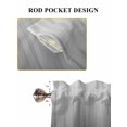 thumbnail image 6 of Grey Ombre Bathroom Window Curtain, Contemporary Gradient Abstract Art Light Filtering Coffee Kitchen Curtains, Bedroom Living Room Curtains 2 Panel 84"x63", 6 of 6