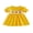 Orange, variant on Cjfdfy Toddler Baby Girls Halloween Dress Thanksgiving Outfit Infant Baby Girls Summer Fall Smocked Dress Fall Pumpkin Embroidered Doll Collar Puff Short Sleeve Dress