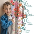 thumbnail image 3 of Blackout Kids Curtains,Pioneer Flower Childrens Insulated Curtains Set Of 2,Bedroom Essentials,Toddler Room Decor 52x84in(132x213cm), 3 of 4