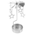 thumbnail image 1 of FUTUREORYY Giratorio De Acero Inoxidable Plateado Para Ambiente Romántico Y Eventos, 1 of 7