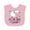AD-Pink, variant on Inktastic Its My First Easter Baby Lamb Girls Baby Bib