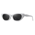 thumbnail image 2 of Cat Eye Glasses for Women Hexagonal Eye Pack Vise Z87 Frame Light Blocking Lens Thin Wire Glasses Big Frame Women Hot for Women 70's Glasses Rectangular for Women Non compatible with Polarized for, 2 of 4