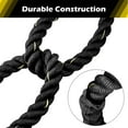 thumbnail image 3 of 4ActiveU Battle Rope 50ft Length Heavy Battle Exercise Training Rope Workout Rope Fitness Rope for Strength Training Home Gym Outdoor Cardio Workout, Anchor Included 1.5 Inch Diameter, 3 of 7