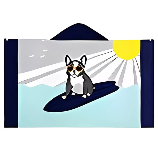 Toalla De Baño Con Capucha Para Niños Poncho De Surf Para Bebés Bata Suave Y Envolvente Para Niños Pequeños Para Ducha/Playa/Piscina 50 X 30 Toalla Grande Envolvente