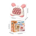thumbnail image 2 of Juego De Burbujas Juego de burbujas con pilas Quick Push 4 modos de juego Los mejores regalos (rosa), 2 of 6