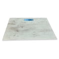 thumbnail image 2 of Bathroom Scale for Body Weight, Bathroom Body Scale with a Large LCD Backlight Display and Tempered Glass, Batteries Included, 400lbs (Wht Wood), 2 of 4