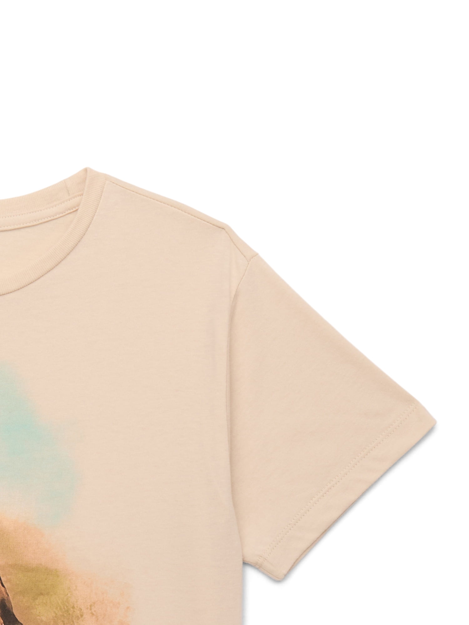 Wonder Nation Girls Graceful Gallop Graphic Tee with Short Sleeves, Sizes 4-18
