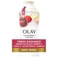 thumbnail image 1 of Olay Fresh Radiance Body Wash with Essence of Black Cherry and Vanilla, 1 of 10