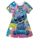 thumbnail image 1 of Disney-vestidos de princesa Elsa para niña, ropa infantil con estampado de dibujos animados, moda de verano para bebé, vestido de Elsa de Frozen 2023 1-10 años, 1 of 4