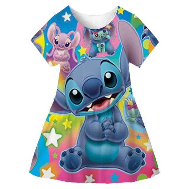 Disney-vestidos de princesa Elsa para niña, ropa infantil con estampado de dibujos animados, moda de verano para bebé, vestido de Elsa de Frozen 2023 1-10 años