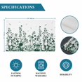 thumbnail image 6 of Green Botanical Placemats Set of 4, Dragonfly Flower Leaf Retro Ink Style Placemats for Dining Table, Place Mats for Kitchen Tabletop, Waterproof Wipeable Dining Table Mats Set, 6 of 9