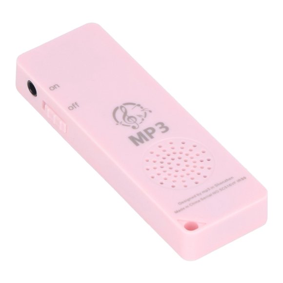 Lecteur MP3, MP3 Portable Multifonction Longue Autonomie Qualité Sonore Sans Perte ABS pour Étudiants Rose,Vert