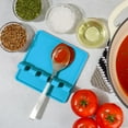 thumbnail image 7 of Zulay Kitchen Silicone Utensil Rest with Drip Pad for Multiple Utensils - BPA-Free, Heat-Resistant Spoon Rest & Spoon Holder for Stove Top - Kitchen Utensil Holder for Ladles & Tongs - Blue, 7 of 7