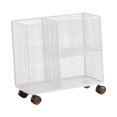 thumbnail image 2 of Almencla Yoga Mat Storage Rack Dumbbells Corner Shelf Metal Yoga Mat Organizer Holder White, 2 of 8