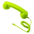 thumbnail image 4 of Bunblic Retro Phone with Noise Reduction, Built-in , Wired Connection, Volume Control, Comfortable Grip, High-Quality Materials, Touch Control Green, 4 of 8