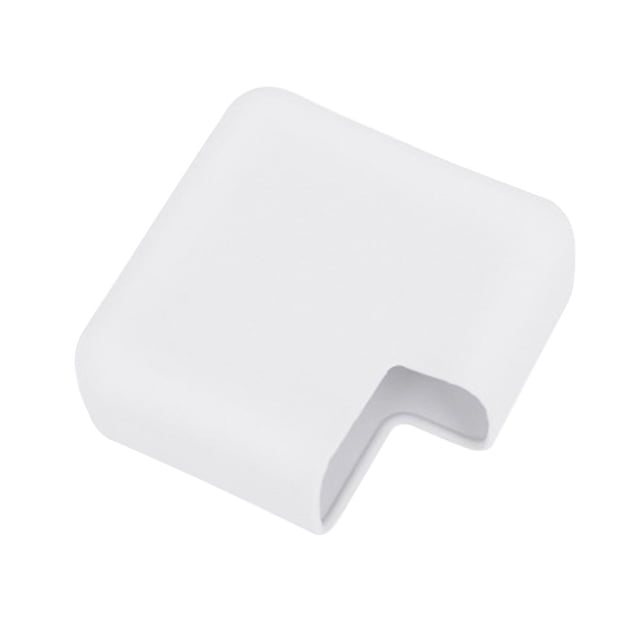 Adaptador de corriente Funda protectora de silicona a prueba de polvo Funda protectora de repuesto para MacBook13 Pro 13, Blanco Methold EL5325-02B