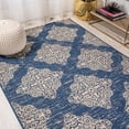 thumbnail image 2 of JONATHAN Y JONATHAN  Y Arabesque Ornate Medallions Indoor/Outdoor Area Rug 4 X 6 - Navy/Beige, 2 of 5