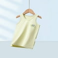 thumbnail image 2 of Utoimkio Toddler Baby Boys Girls Solid Undershirts Cotton Tank Tops Summer Sleeveless Vest Size 2-14T, 2 of 3