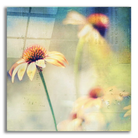 Epic Art 'Courage Is Fear That Has Said Its Prayers' by Dawn D Hanna, Acrylic Glass Wall Art, 12"x12"