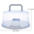 thumbnail image 2 of 1Pc Buckle  Cake Carrier with Handle Portable Handy Cupcake Holder Tray, 2 of 6