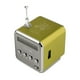 thumbnail image 1 of Tmvgtek Td-V26 Mini Altavoz Digital Receptor De Radio Fm Reproductor De Mp3 Barra De Sonido (Verde), 1 of 9