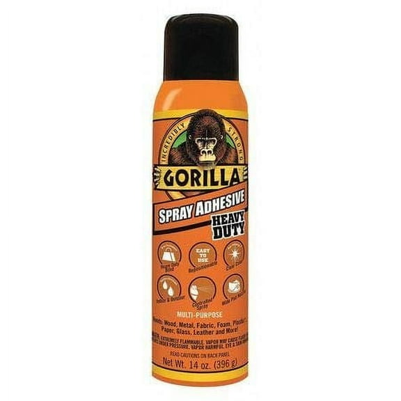 Gorilla Multi-Purpose Spray Adhesive - General Spray Adhesive - 6 Pack, 14 oz