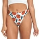 thumbnail image 1 of Balery Hand Drawn Tomatoes Tangas de Algodón para Mujer con Estampado – Ropa Interior Sexy, Transpirable, G-string-X-Small, 1 of 6