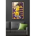 thumbnail image 5 of NBA Los Angeles Lakers - Lebron James 19 Wall Poster with Magnetic Frame, 22.375" x 34", 5 of 5