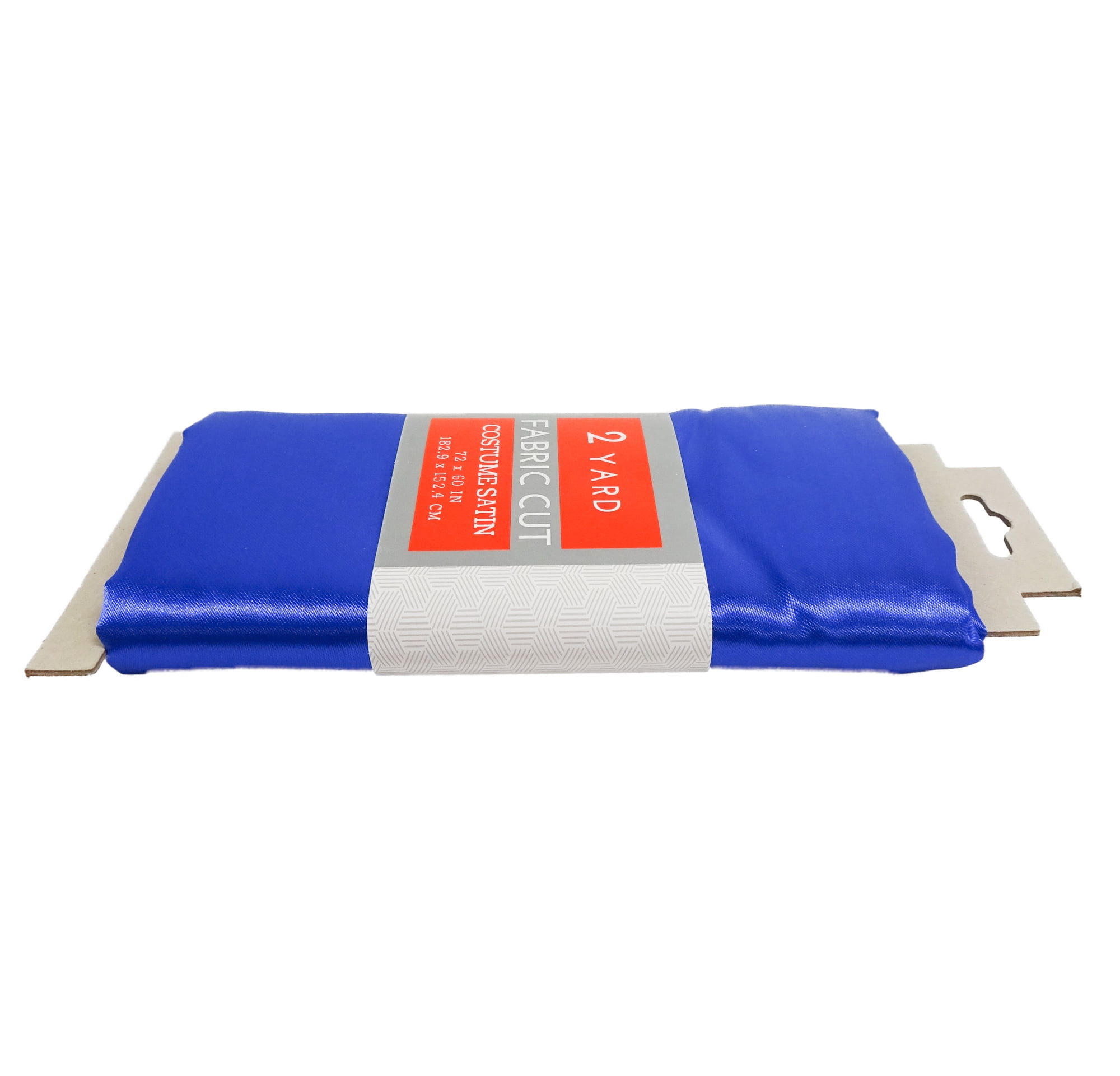 (2 pack) (2 pack) Shason Textile Special Occasion Costume Satin 2 Yards Precut Fabric, Royal