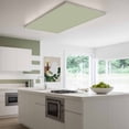 thumbnail image 3 of Sage Green Magnetic Fluorescent Light Covers for Ceiling Lights 2 x 4 Feet, Farmhouse Sage Green Decor Office Classroom Kitchen Drop Ceiling Light Covers Lighting Filters Shade Panel 2 Packs, 3 of 9