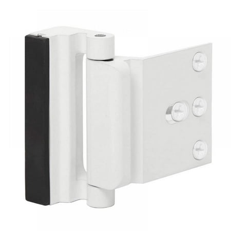 

Door Reinforcement Lock Child Safety Door Security Lock with 4 Screws for Inward Swinging Door-Add Extra High Security to Your Home|Prevent Unauthorized Entry-3 Stop Aluminum Construction