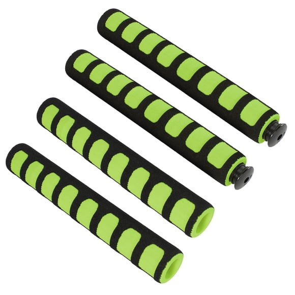 Juego De Protectores Para Manubrio Verde Con Negro (4pz)