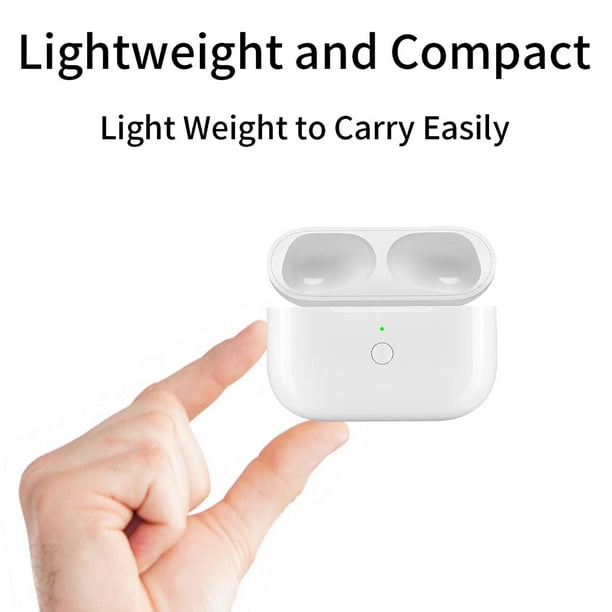 Boîtier De Charge Sans Fil Pour Airpods Pro 1, 2, 3, Airpod Apple, Boîtier De Chargeur Pour écouteurs, Windows Pop-up, Pas D'écouteurs De Remplacement