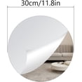 thumbnail image 1 of piezas de espejo de pared redondo, espejo redondo acrílico autoadhesivo, espejo redondo grande, espejo adhesivo, espejo decorativo para baño, 30 cm para decoración del hogar Lumten, 1 of 5