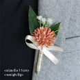 thumbnail image 6 of Wedding Boutonnieres Artificial Flower Arrangement for Wedding Reception Wedding Ceremony Engagement Decors, 6 of 9