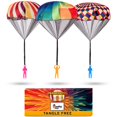 thumbnail image 1 of Parachute Toys Nutty Toys para niños que no se enredan al aire libre, 1 of 8