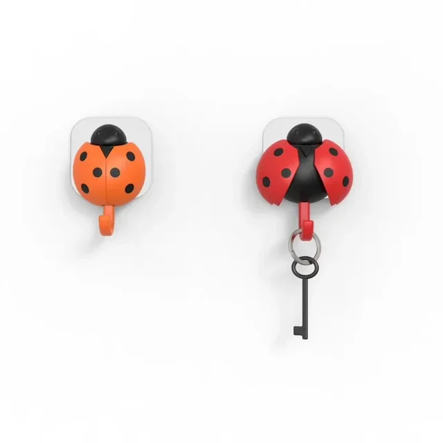 Green Gravity-Sensing Beetle Key Holder with Auto-Opening Wings - Creative, Cute & Durable Multi-Purpose Hook for Keys, Bags & Small Items - Compact, High-Quality Daily Accessory