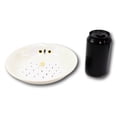 thumbnail image 2 of Pack Of 4 White Whimsical Owl Ceramic Salad Entree Deep Plates Or Shallow Bowls, 2 of 5