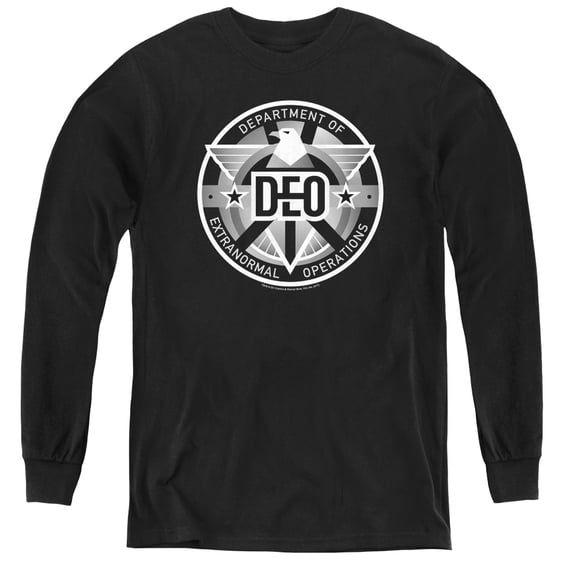 Supergirl - Deo - Youth Long Sleeve Shirt - Large