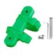 thumbnail image 4 of Adaptador de montaje Zulema para hervidor de bicicleta de montaña vaso de bebida montado en portador de silicona verde, 4 of 8