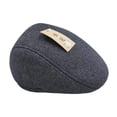 thumbnail image 3 of Capítulo de periódicos para hombres Sombrero de conducción de sombrero de cabeza casual para viajes al aire libre de invierno Gris claro, 3 of 8