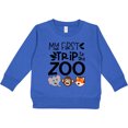 thumbnail image 2 of Inktastic My First Trip to the Zoo Cute Animals Toddler Sweatshirt, 2 of 4