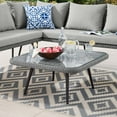 thumbnail image 4 of Modway Endeavor Square Rattan Outdoor Patio Coffee Table in Gray, 4 of 7
