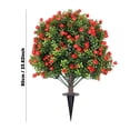 thumbnail image 2 of Artificial Outdoor Ball Topiary Stake UV Resistant Faux Floral Sphere For Spring & Summer Garden Decor Patio Landscaping And Porch Decoration,Light Green, 2 of 5