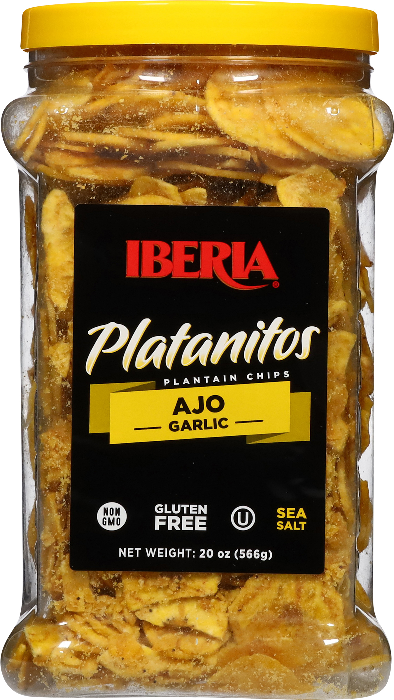 Iberia Garlic Plantain Chips 20 oz